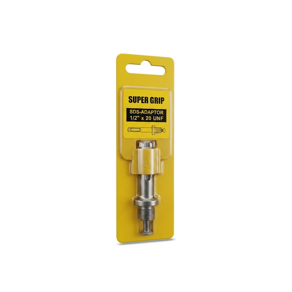 ADAPTOR - SDS PLUS TO ORDINARY CHUCK 13mm SUPERGRIP