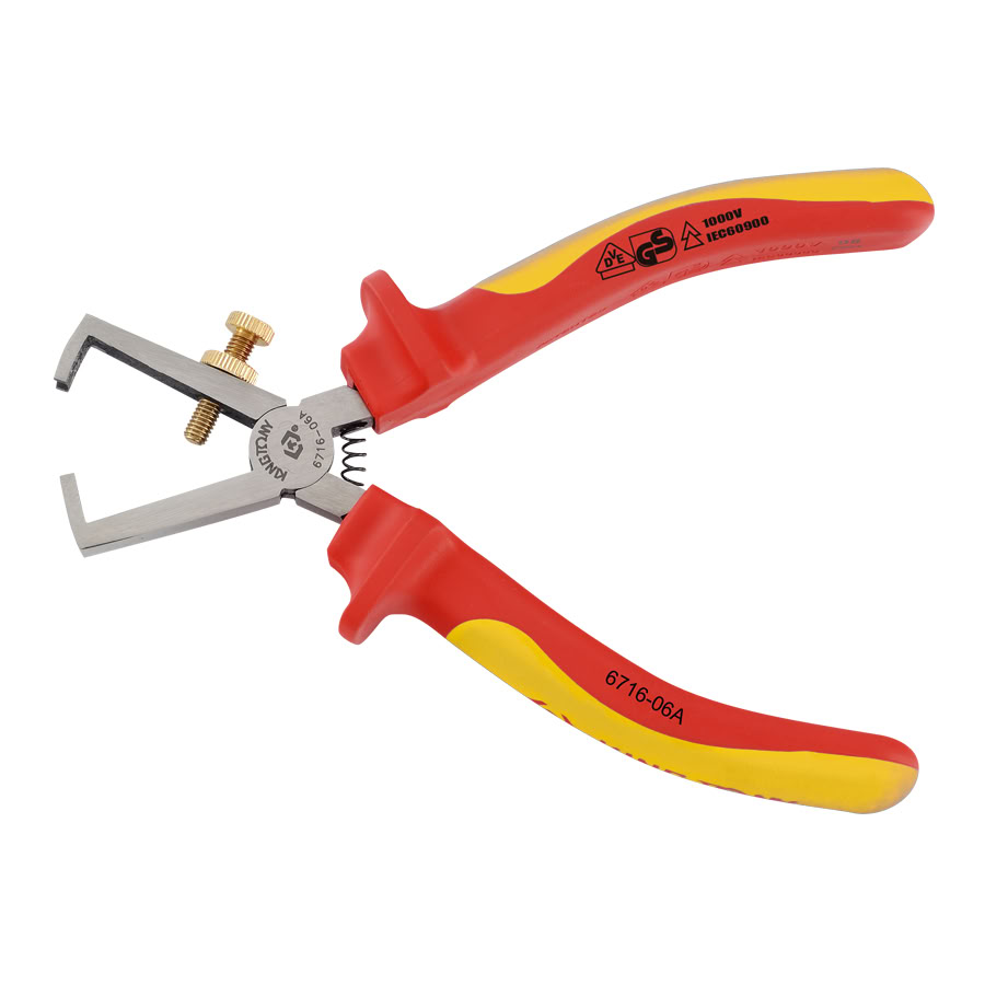 WIRE STRIPPER - PLIER TYPE - ELECTRICAL [1000V] 6" KINGTONY 6716-06A