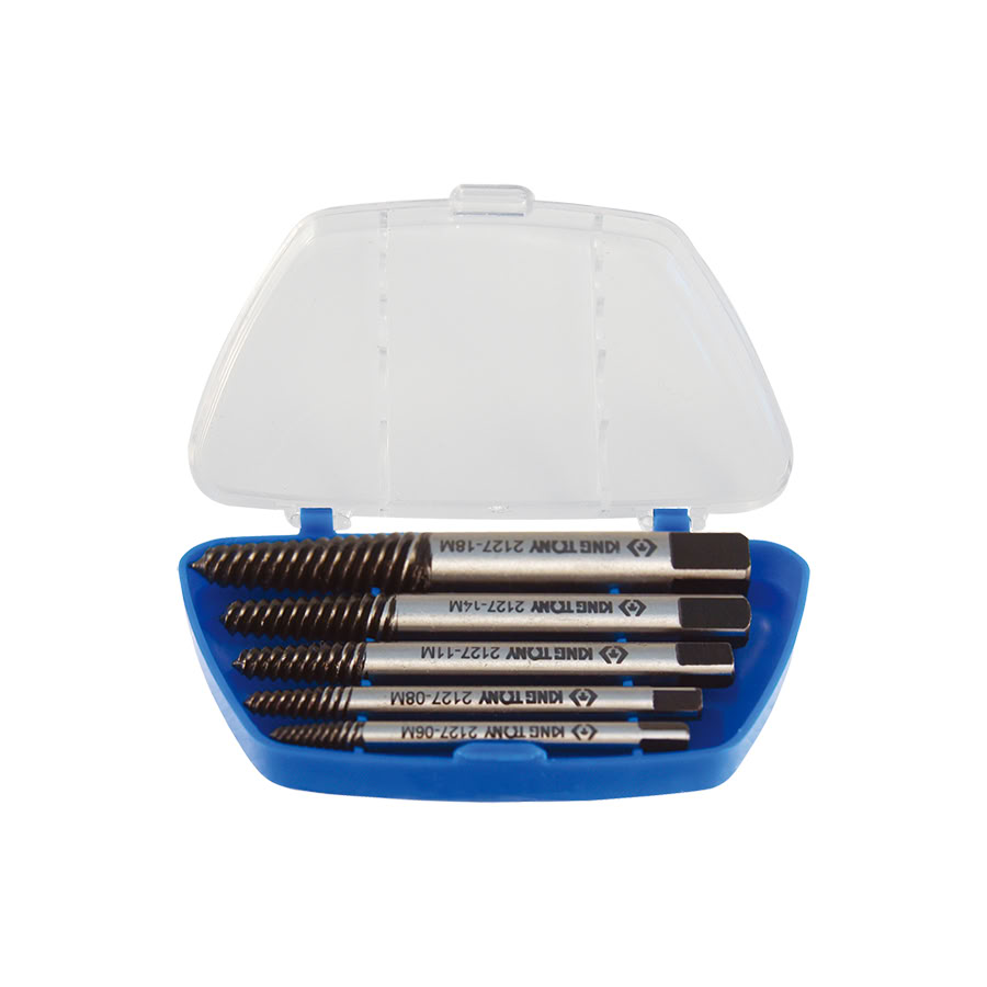 SCREW EXTRACTOR SET 5 Pc Set KINGTONY 11205SQ